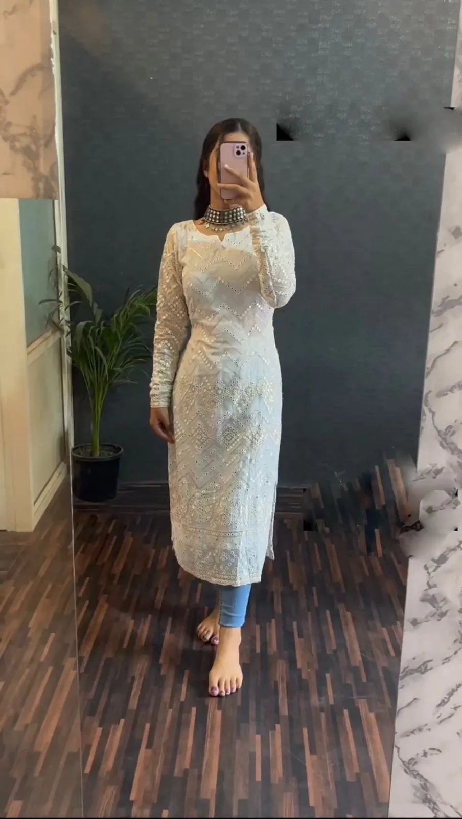 RTC 5535 White Color Foix Georgette thread Sequence Work Kurti Casual, Wedding, Party, Festive, Events Etc. Expected Delivery 4-6 Working Days @1649/- | Kurti, Bollywood Kurti, Creative Kurtis, Designer Kurti, Party Wear Kurti, Selfie Kurti