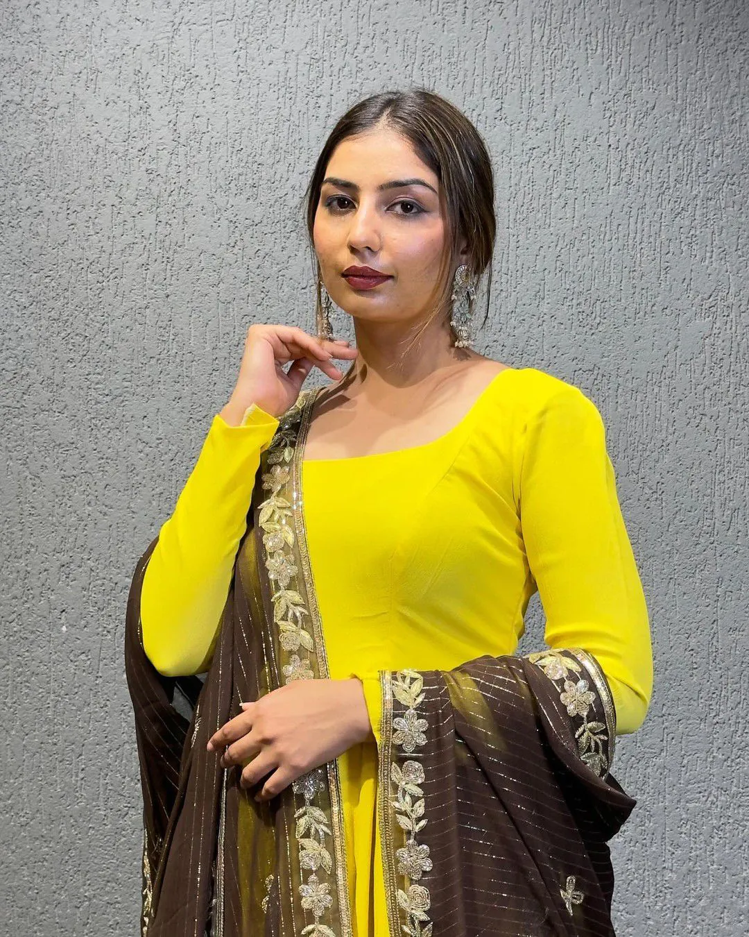 RTC 5682 Yellow Color Foix Georgette thread Sequence Work Kurti Casual, Wedding, Party, Festive, Events Etc. Expected Delivery 4-6 Working Days @1949/- | Anarkali Suits, Bollywood Anarkali, Creative-Anarkali, Designer Anarkali, Embroidered Anarkali, Party Wear Anarkali