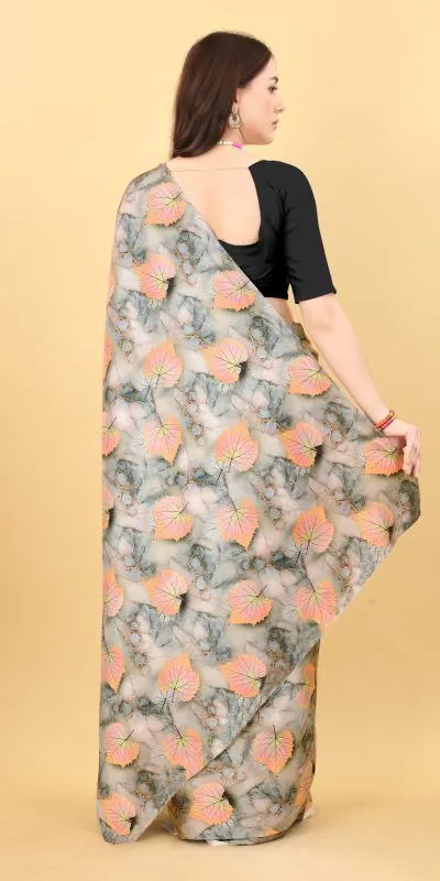 Veechis 107 Grey Color Heavy Devsena Soft Silk Beautiful Digital Printed Saree Casual, Party Festive, Events Etc. Expected Delivery 4-6 Working Days @1499/ | Designer Sarees, Sarees, Bollywood Sarees, Creative Sarees, Embroidered Sarees, Modern Digital sarees, Party Wear Sarees