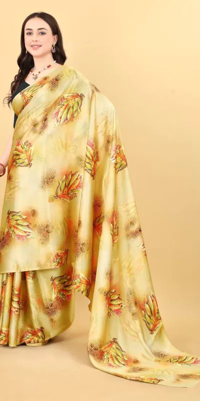 Veechis 07 Yellow Color Heavy Devsena Soft Silk Beautiful Digital Printed Saree Casual, Party Festive, Events Etc. Expected Delivery 4-6 Working Days @1499/ | Designer Sarees, Sarees, Bollywood Sarees, Creative Sarees, Embroidered Sarees, Modern Digital sarees, Party Wear Sarees