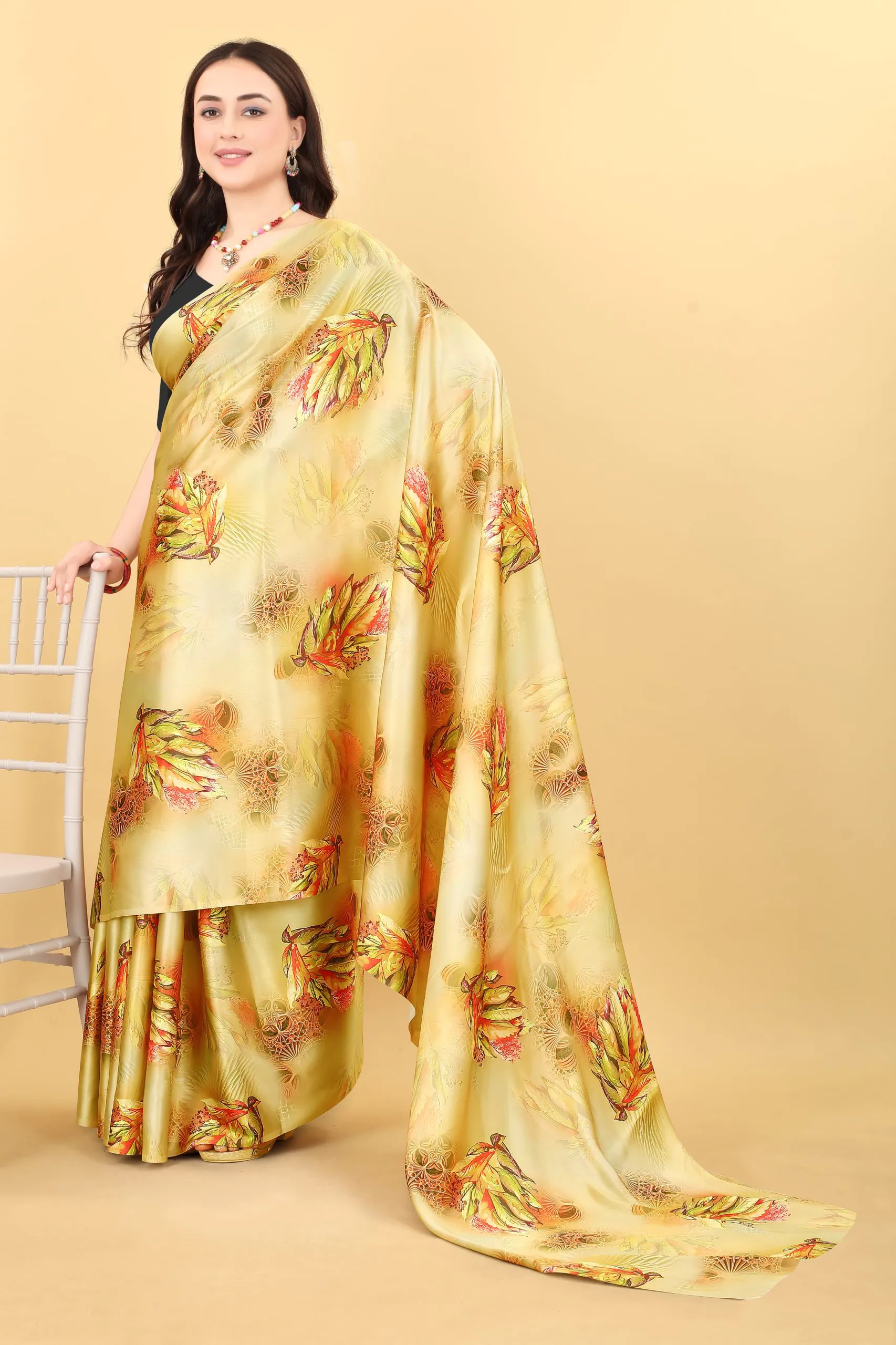 Veechis 07 Yellow Color Heavy Devsena Soft Silk Beautiful Digital Printed Saree Casual, Party Festive, Events Etc. Expected Delivery 4-6 Working Days @1499/ | Designer Sarees, Sarees, Bollywood Sarees, Creative Sarees, Embroidered Sarees, Modern Digital sarees, Party Wear Sarees