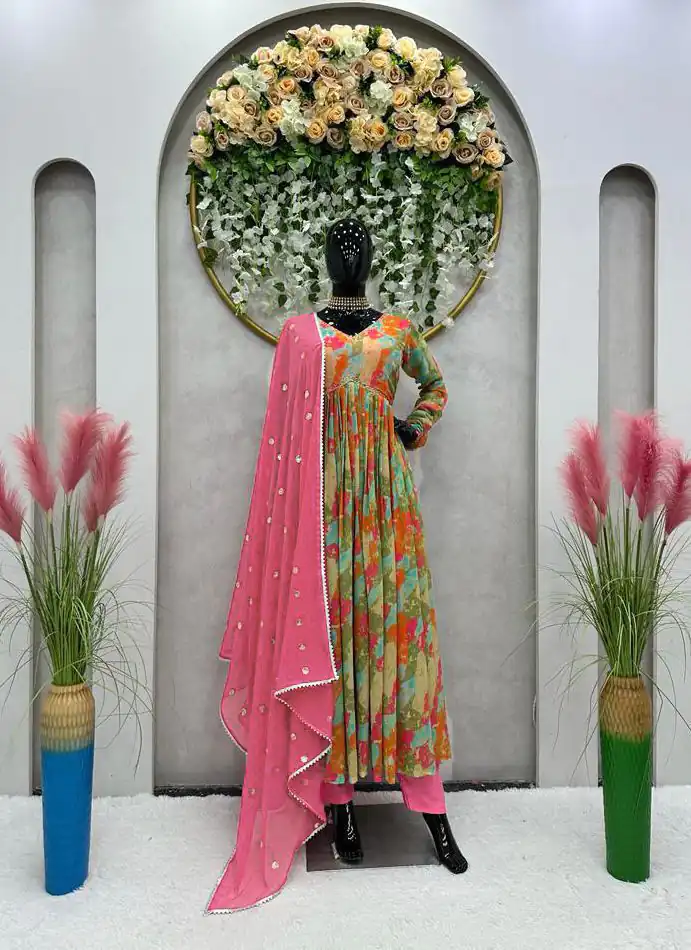 KD 1369 Green Color Faux Georgette Digital Print Salwar Suit Casual, Party, Festive, Events Wedding Etc.  Expected Delivery 4-6 Working Days @2049/- Only | Salwar suit, Casual Suits, Creative suits, Designer Suits, Palazzo Suits, Party Wear Suits, Straight Suits