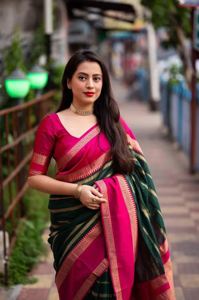 KP 5051 Pink Color Soft Lichi Silk Jacquard Work Saree Rich Pallu Casual, Party Wear, Wedding, Events Etc. Expected Delivery 4-6 Working Days @1449/- | Designer Sarees, Sarees, Bollywood Sarees, Creative Sarees, Embroidered Sarees, Ethnic Saree, Modern Digital sarees, Party Wear Sarees