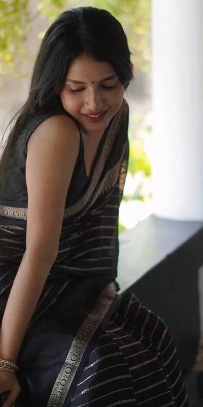 DDF Silver Black 2 Color Soft Lichi Silk Ordinary Design Saree Casual, Party Wear, Events, Festivals Wear Etc. Expected Delivery 4-6 Working Days 1399/- | Designer Sarees, Sarees, Bollywood Sarees, Creative Sarees, Embroidered Sarees, Ethnic Saree, Modern Digital sarees, Party Wear Sarees