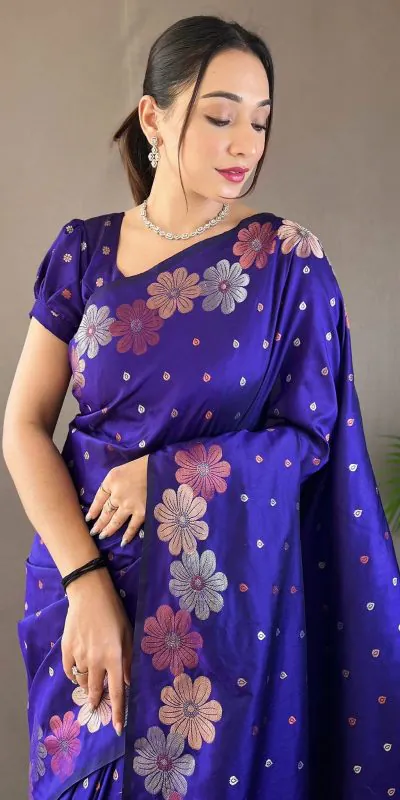 DDF 127 Blue Color Soft Lichi Silk Ordinary Design Rich Pallu Saree Casual, Party Wear, Events, Festivals Etc. Expected Delivery 4-6 Working Days 1499/- | Designer Sarees, Sarees, Bollywood Sarees, Creative Sarees, Embroidered Sarees, Ethnic Saree, Modern Digital sarees, Party Wear Sarees