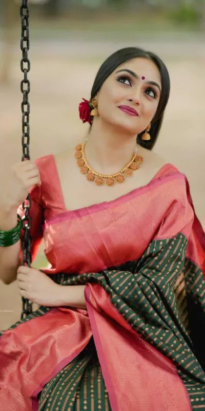 DDF GREENY 2 Color Soft Lichi Silk Ordinary Design Rich Pallu Saree Casual, Party Wear, Events, Festivals Etc. Expected Delivery 4-6 Working Days 1499/- | Designer Sarees, Sarees, Bollywood Sarees, Creative Sarees, Embroidered Sarees, Ethnic Saree, Modern Digital sarees, Party Wear Sarees