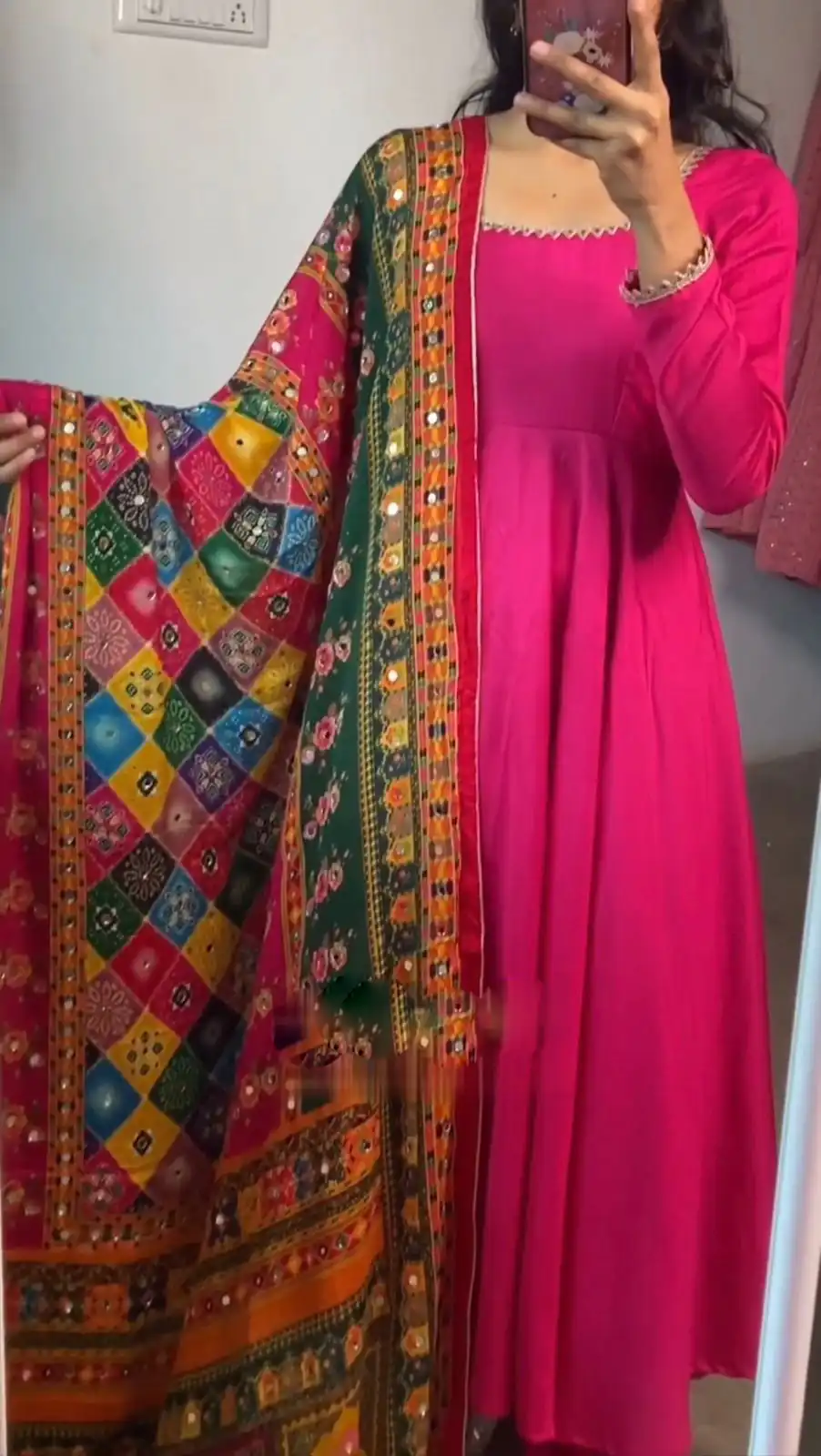 RTC 5614 RedMaliy Satin Digital Print Real Mirror Dupatta Anarkali Suit Casual, Wedding, Party, Festive, Events. Expected Delivery 4-6 Working Days @1999 | Anarkali Suits, Bollywood Anarkali, Creative-Anarkali, Designer Anarkali, Embroidered Anarkali, Party Wear Anarkali