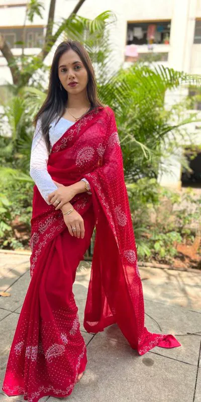 DDH 01 Red Color Shining Diamond Work All Over Saree Events Casual, Wedding, Festive, Events Etc. Expected Delivery  4-6 Working Days @1750/- | Designer Sarees, Sarees, Bollywood Sarees, Creative Sarees, Embroidered Sarees, Ethnic Saree, Modern Digital sarees, Party Wear Sarees