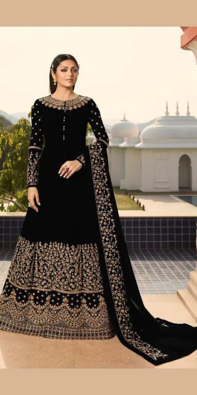 LT NITYA 3803 Black Color Georgette With Cording Work Sharara Suit Wedding, Festive, Party Events Etc. Expected Delivery 4-6 Working Days @1949/- | Jump Suits, Salwar suit, Casual Suits, Creative suits, Designer Suits, Palazzo Suits, Party Wear Suits, Patiala Suits, Straight Suits