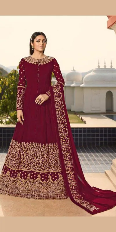 LT NITYA 3803 Maroon Color Georgette With Cording Work Sharara Suit Wedding, Festive, Party Events Etc. Expected Delivery 4-6 Working Days @1949/- | Jump Suits, Salwar suit, Casual Suits, Creative suits, Designer Suits, Palazzo Suits, Party Wear Suits, Patiala Suits, Straight Suits
