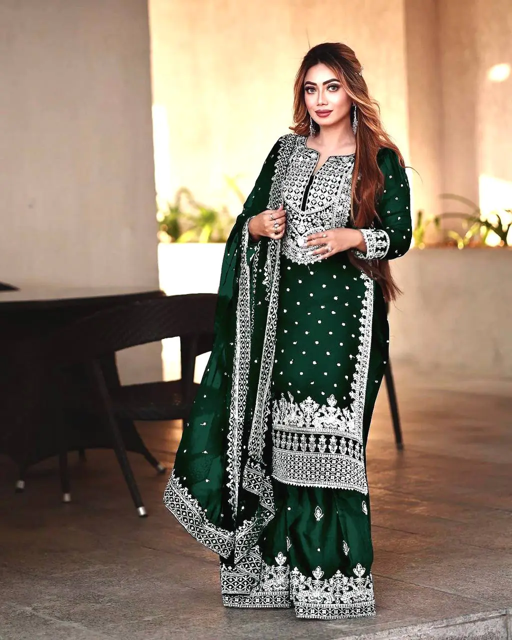 SSR 449 Stone Green Color Georgette Embroidery Sequence Salwar Suit Wedding, Party, Festive, Events Expected Delivery 4-6 Working Days @ 2049/- Only | Salwar suit, Casual Suits, Creative suits, Designer Suits, Party Wear Suits, Straight Suits