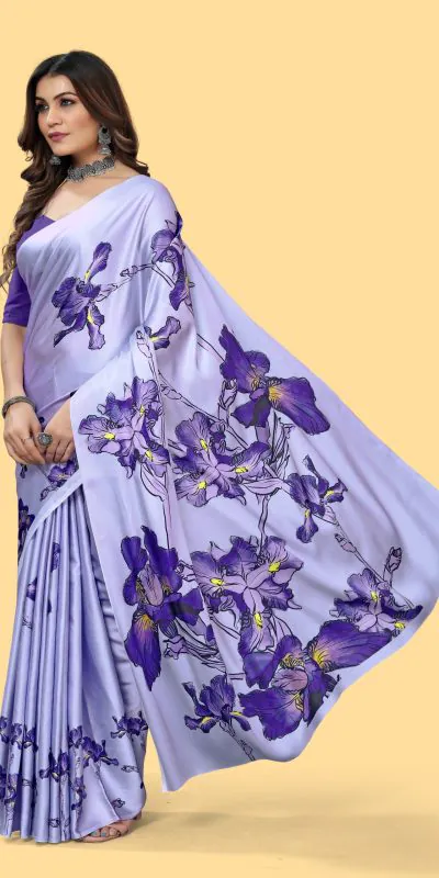Veechis 108 Violet Color Heavy Devsena Soft Silk Beautiful Digital Printed Saree Casual, Party Festive, Events. Expected Delivery 4-6 Working Days @1599 | Designer Sarees, Sarees, Bollywood Sarees, Creative Sarees, Embroidered Sarees, Modern Digital sarees, Party Wear Sarees
