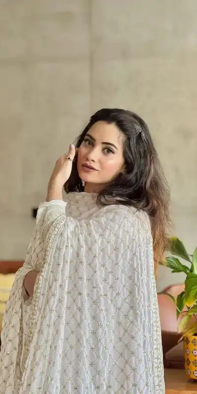 SSR 459 White Color Georgette Embroidery Sequence Salwar Suit Wedding, Party, Festive, Events Expected Delivery 4-6 Working Days @ 2199/- Only | Salwar suit, Casual Suits, Creative suits, Designer Suits, Party Wear Suits, Straight Suits