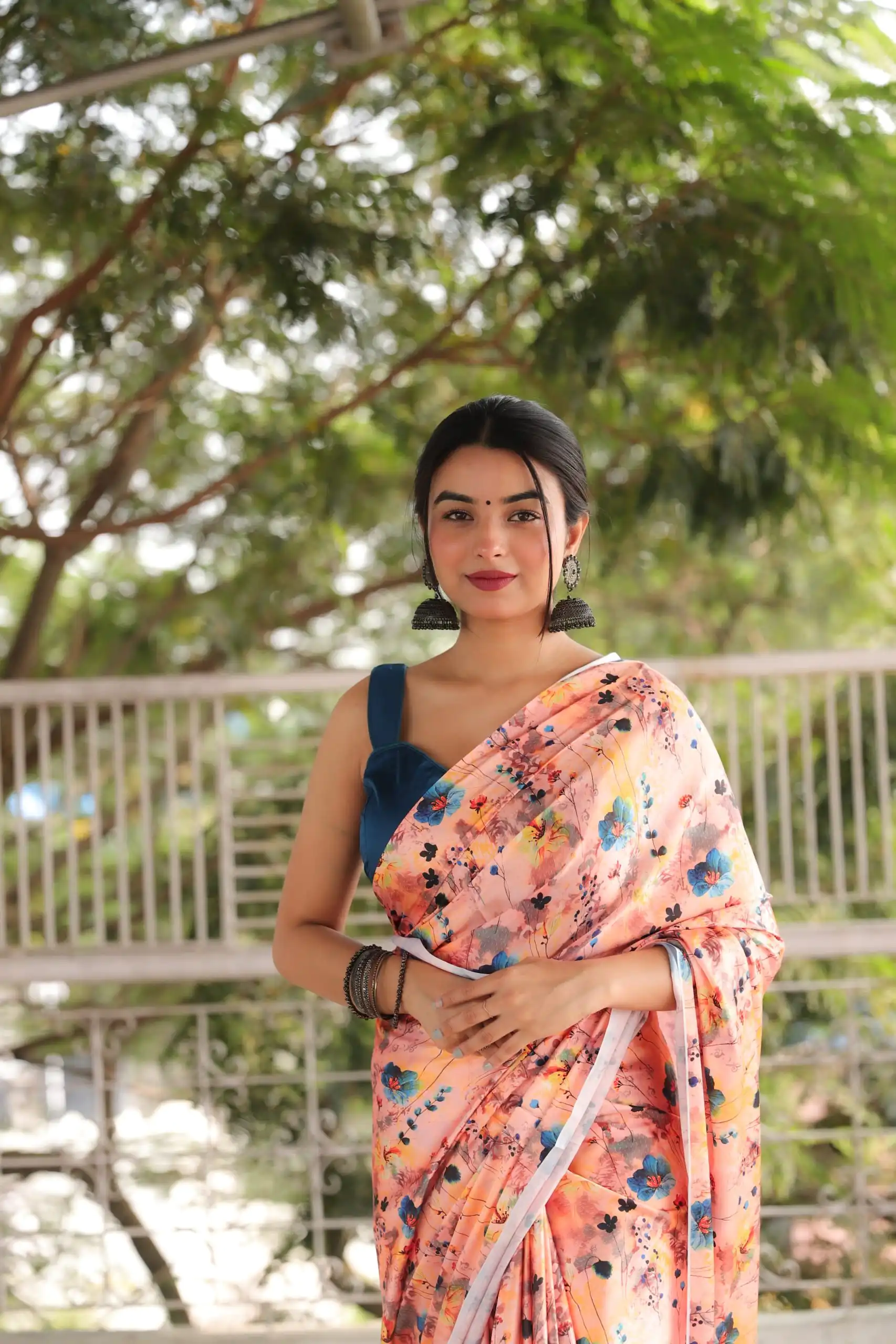 RM102 Orange Color Heavy Devsena Soft Silk Digital Printed Saree Casual, Party Wear, Wedding, Events Etc Delivery Expected.4-6 Working Days 1499/- | Designer Sarees, Sarees, Bollywood Sarees, Creative Sarees, Embroidered Sarees, Ethnic Saree, Modern Digital sarees, Party Wear Sarees