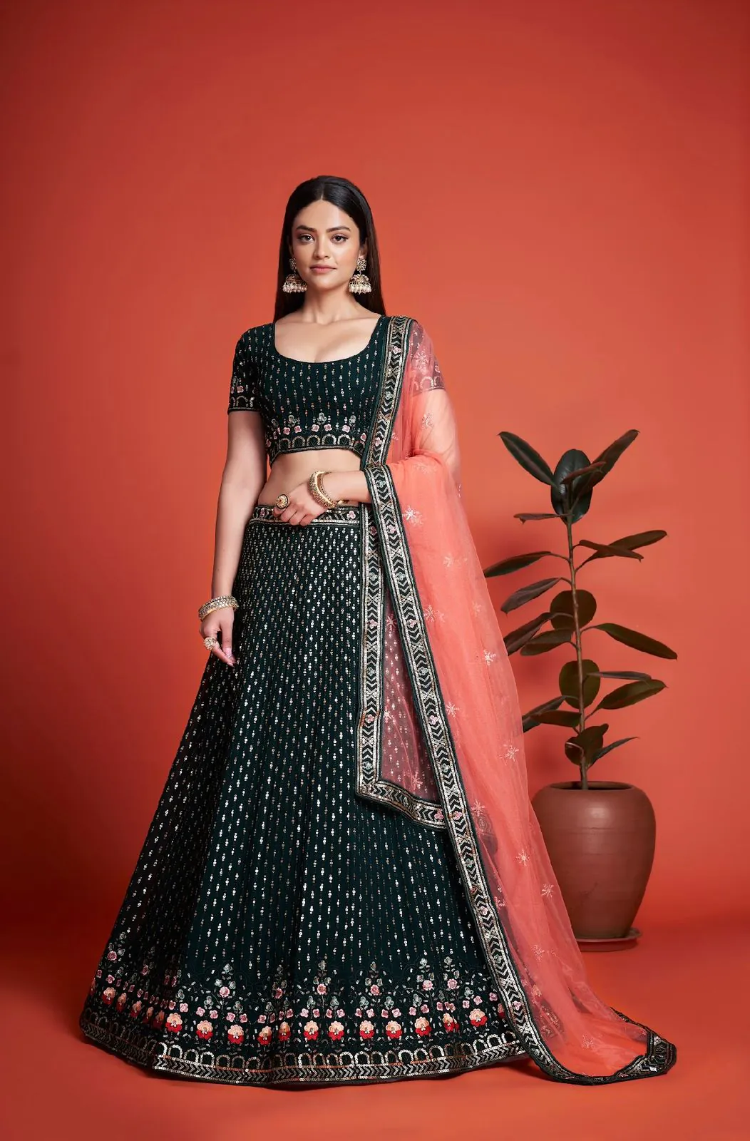 RC 247 Black Color Heavy Georgette Embroidery Sequins Lehenga Choli Casual, Party Wedding, Festive, Events Etc. Delivery  4-6 Working Days 4999/- | Lehenga, Bollywood Lehenga, Creative Lehenga, Designer Lehenga, Embroidered Lehenga, Party Wear Lehenga