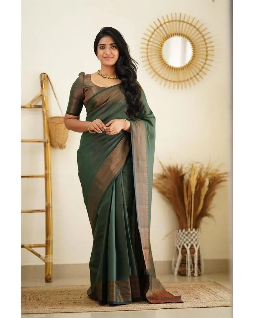 KP 4068 Green Color Soft Lichi Silk Cloth Rich Pallu All Over Saree Events Casual, Wedding, Festive, Events Etc. Expected Delivery 4-6 Working Days @1349/- | Designer Sarees, Sarees, Bollywood Sarees, Creative Sarees, Embroidered Sarees, Ethnic Saree, Modern Digital sarees, Party Wear Sarees