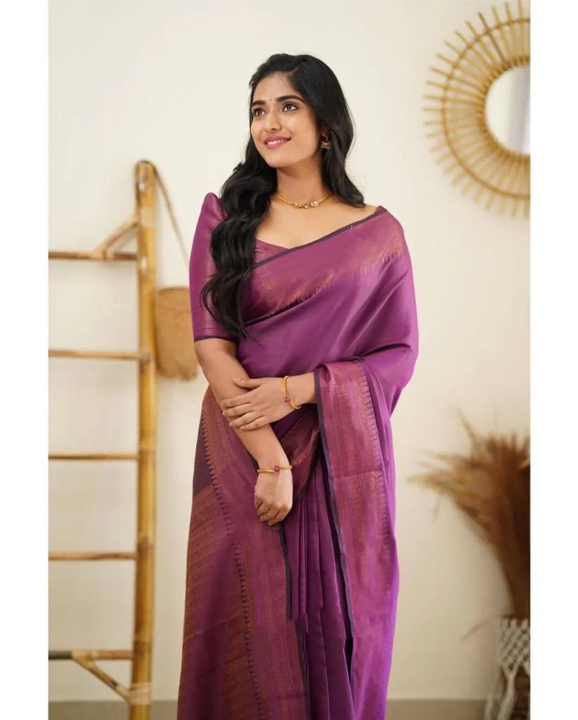 KP 4068 Purple Color Soft Lichi Silk Cloth Rich Pallu All Over Saree Events Casual, Wedding, Festive, Events Etc. Expected Delivery 4-6 Working Days @1349/- | Designer Sarees, Sarees, Bollywood Sarees, Creative Sarees, Embroidered Sarees, Ethnic Saree, Modern Digital sarees, Party Wear Sarees