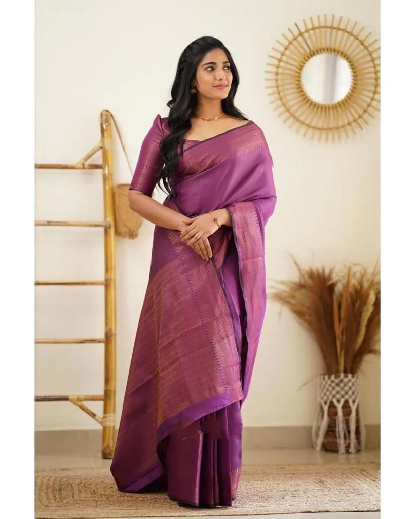 KP 4068 Purple Color Soft Lichi Silk Cloth Rich Pallu All Over Saree Events Casual, Wedding, Festive, Events Etc. Expected Delivery 4-6 Working Days @1349/- | Designer Sarees, Sarees, Bollywood Sarees, Creative Sarees, Embroidered Sarees, Ethnic Saree, Modern Digital sarees, Party Wear Sarees