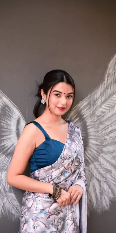 RM101 Blue Grey Color Heavy Devsena Soft Silk Digital Printed Saree Casual, Party Wear, Wedding, Events Etc Delivery Expected.4-6 Working Days 1499/- | Designer Sarees, Sarees, Bollywood Sarees, Creative Sarees, Embroidered Sarees, Ethnic Saree, Modern Digital sarees, Party Wear Sarees