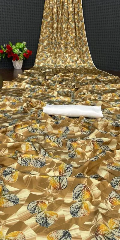 Veechis 6001 Bronze Heavy Devsena Soft Silk Saree Digital Print Saree Casual, Party , Festive, Events Etc. Expected Delivery 4-6 Working Days @1499 | Designer Sarees, Sarees, Bollywood Sarees, Creative Sarees, Embroidered Sarees, Modern Digital sarees, Party Wear Sarees