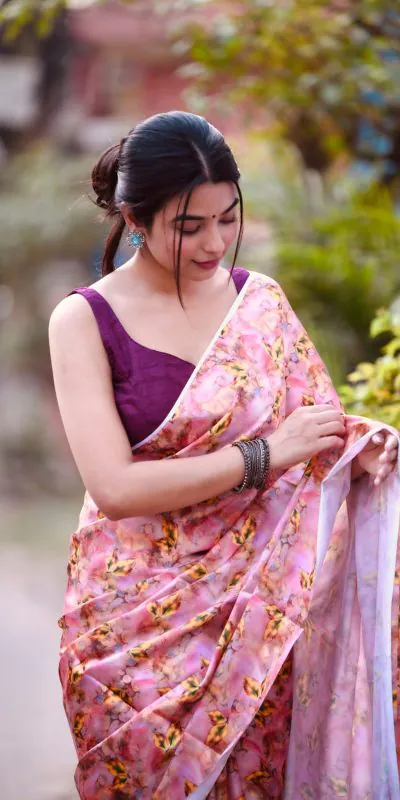 RM101 Pink Color Heavy Devsena Soft Silk Digital Printed Saree Casual, Party Wear, Wedding, Events Etc Delivery Expected.4-6 Working Days 1499/- | Designer Sarees, Sarees, Bollywood Sarees, Creative Sarees, Embroidered Sarees, Ethnic Saree, Modern Digital sarees, Party Wear Sarees