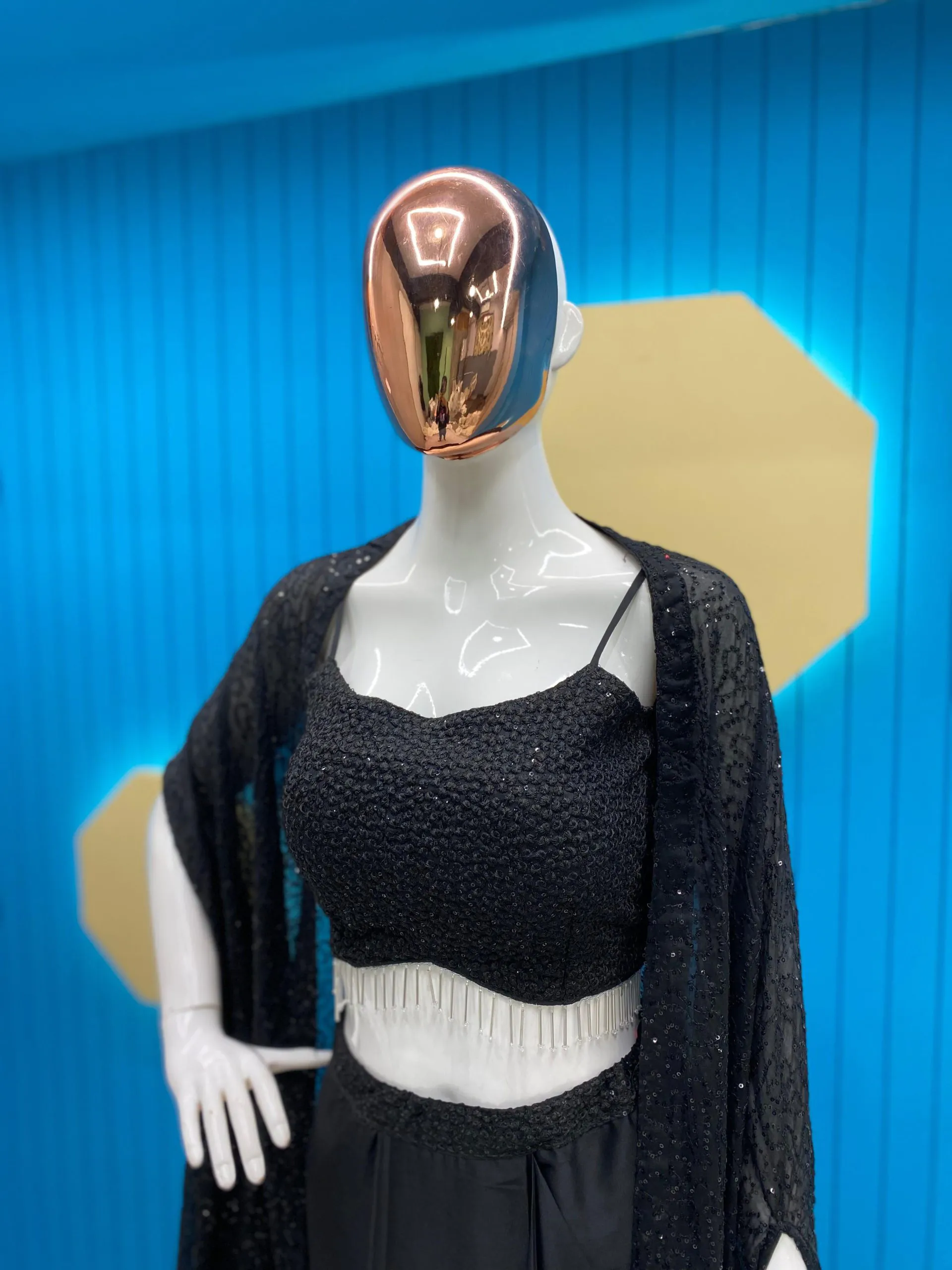  LG-1822 Black Color Rangoli Silk Heavy Sequence Threads Embroidery Salwar Suit Casual, Wedding, Festive, Events Expected Delivery 4-6 Working Days @2099/- | Jump Suits, Salwar suit, Casual Suits, Creative suits, Designer Suits, Palazzo Suits, Party Wear Suits, Patiala Suits, Straight Suits