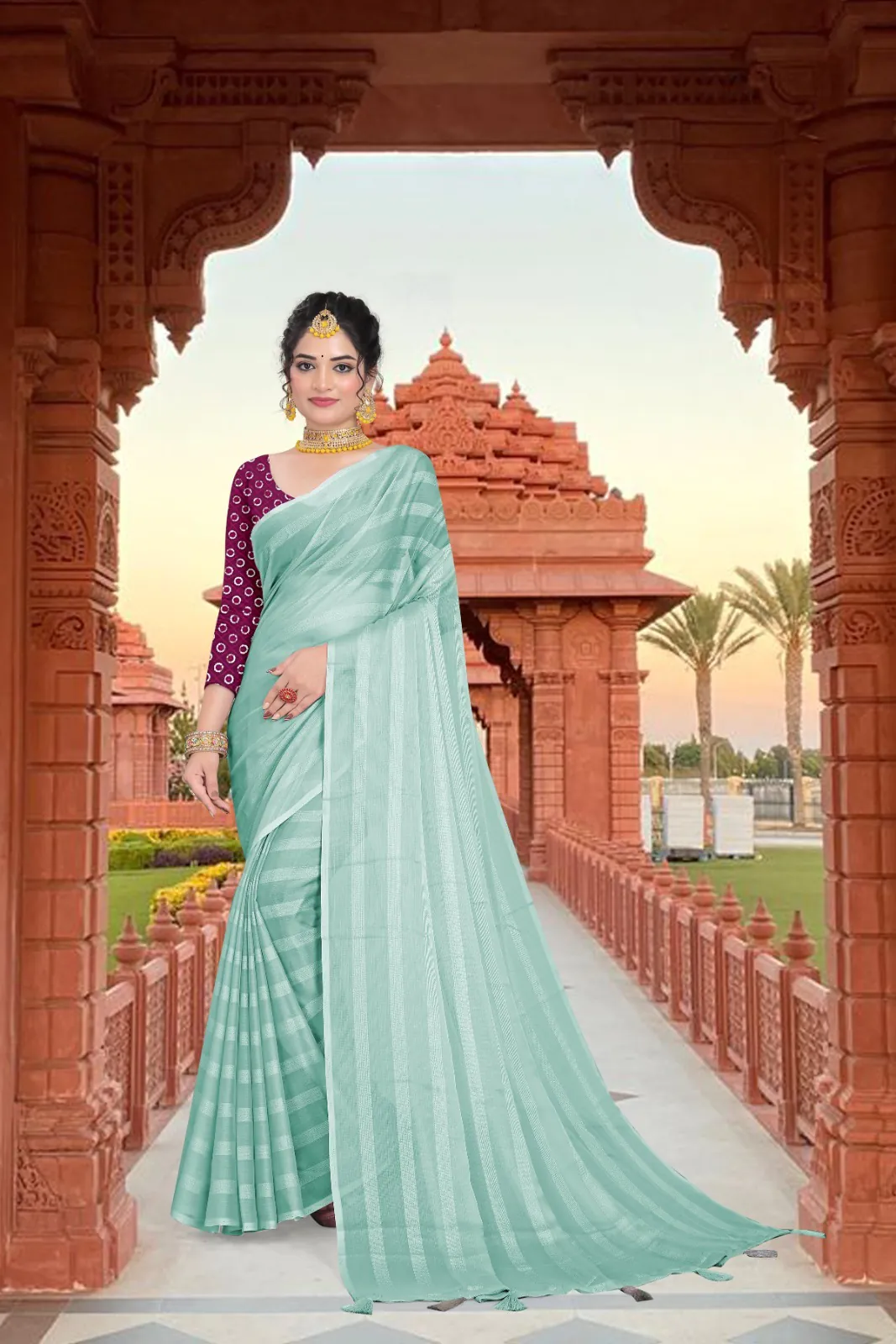 RS Blue Color Georgette Chiffon Multiple Zari Pata Design Saree Casual, Party, Wedding, Festive, Events Etc.  Expected Delivery  4-6 Working Days @1599/- | Designer Sarees, Sarees, Bollywood Sarees, Creative Sarees, Embroidered Sarees, Ethnic Saree, Modern Digital sarees, Party Wear Sarees