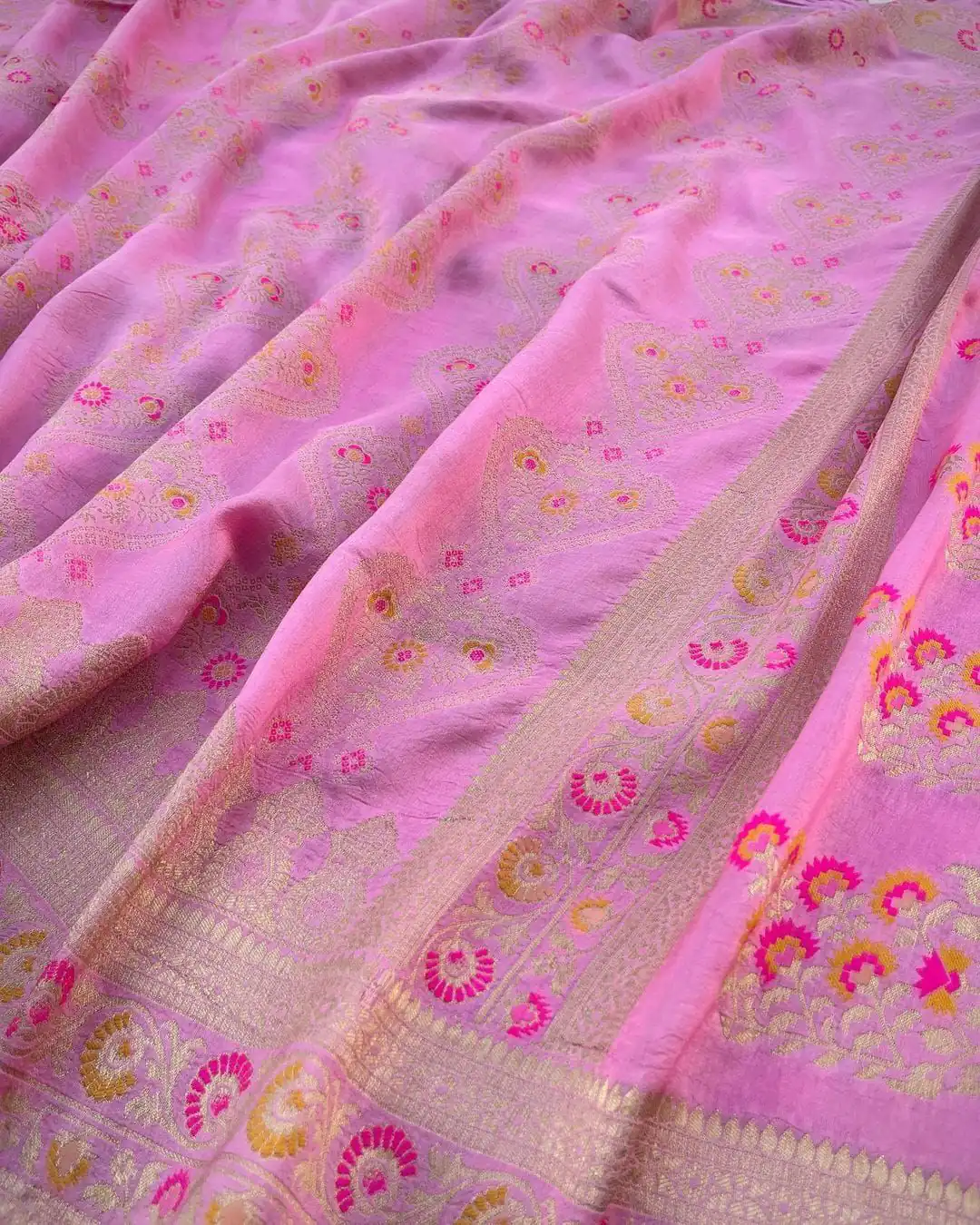 GK DOLA Pink Color Pure Soft Dola Silk Beautiful Rich Pallu Jacquard All Over Saree Events Casual Wedding Festive . Expected Delivery 4-6 Working Days @1899 | Designer Sarees, Sarees, Bollywood Sarees, Creative Sarees, Embroidered Sarees, Ethnic Saree, Modern Digital sarees, Party Wear Sarees