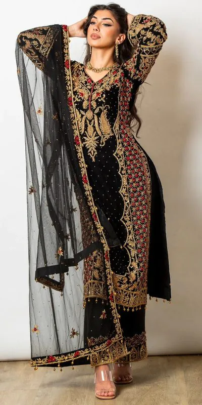 RTC 5625 Black Color Foix Georgette thread Sequence Work Kurti Casual, Wedding, Party, Festive, Events Etc. Expected Delivery 4-6 Working Days @2399/- | Anarkali Suits, Bollywood Anarkali, Creative-Anarkali, Designer Anarkali, Embroidered Anarkali, Party Wear Anarkali