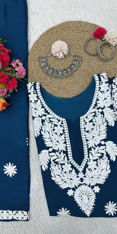 KD 1382 Blue Heavy Rayon Chain-Stitch Sequence Salwar Suit Casual, Party, Wedding, Festive, Events Etc.  Expected Delivery 4-6 Working Days @1699/- | Salwar suit, Casual Suits, Creative suits, Designer Suits, Palazzo Suits, Party Wear Suits, Patiala Suits, Straight Suits