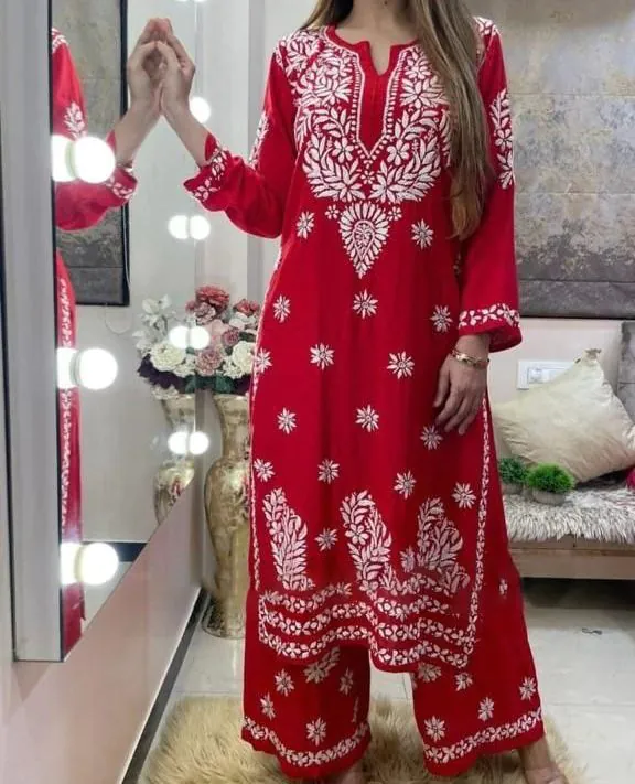 KD 1382 Red Heavy Rayon Chain-Stitch Sequence Salwar Suit Casual, Party, Wedding, Festive, Events Etc.  Expected Delivery 4-6 Working Days @1699/- | Salwar suit, Casual Suits, Creative suits, Designer Suits, Palazzo Suits, Party Wear Suits, Patiala Suits, Straight Suits