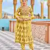 Sublime Yellow Color Heavy Rayon With Embroidery Printed Kurti