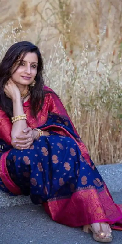 DDF Blue - Violet Color Soft Lichi Silk Ordinary Design Rich Pallu Saree Casual, Party Wear, Events, Festivals Etc. Expected Delivery 4-6 Working Days 1499/ | Designer Sarees, Sarees, Bollywood Sarees, Creative Sarees, Embroidered Sarees, Ethnic Saree, Modern Digital sarees, Party Wear Sarees