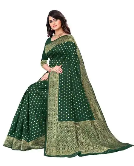 KP 4012 Stone Green Color Soft Lichi Silk Cloth Rich Pallu Work Saree Casual, Party Wear, Wedding, Events Etc.   Expected Delivery 4-6 Working Days @ 1349/- | Designer Sarees, Embroidered Sarees, Sarees, Bollywood Sarees, Creative Sarees, Ethnic Saree, Modern Digital sarees, Party Wear Sarees