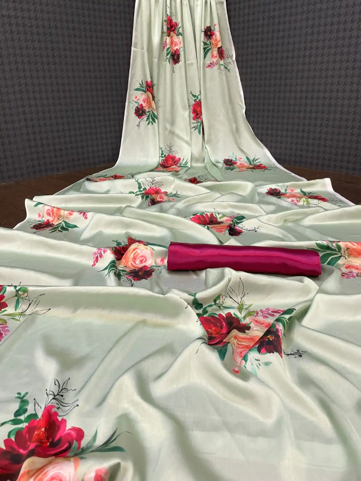 Veechis RUHI Cream Color Heavy Devsena Soft Silk Beautiful Digital Printed Saree Casual, Party Festive, Events. Expected Delivery 4-6 Working Days @1499 | Designer Sarees, Sarees, Bollywood Sarees, Creative Sarees, Embroidered Sarees, Modern Digital sarees, Party Wear Sarees