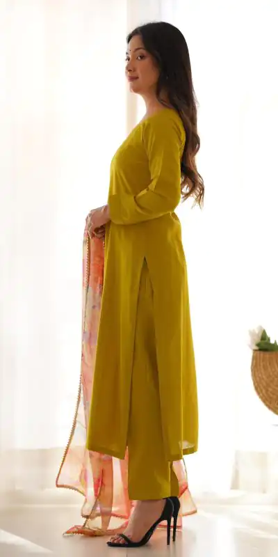 KB 269 Dark Mustard color Pure Pure Viscose Fabric Straight Fit Kurta Casual, Wedding, Party, Festive, Events Etc. Expected Delivery 4-6 Working Days @1629/ | Kurti, Bollywood Kurti, Creative Kurtis, Designer Kurti, Party Wear Kurti, Selfie Kurti