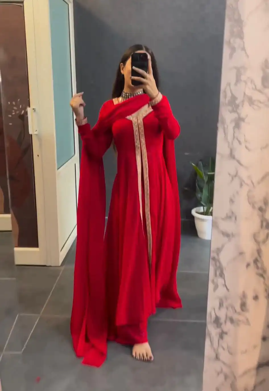VLM 136 Red Color Georgette Embroidery Sequence Salwar Suit Wedding, Party, Festive, Events Expected Delivery 4-6 Working Days @ 1699/- Only | Salwar suit, Casual Suits, Creative suits, Designer Suits, Party Wear Suits, Straight Suits