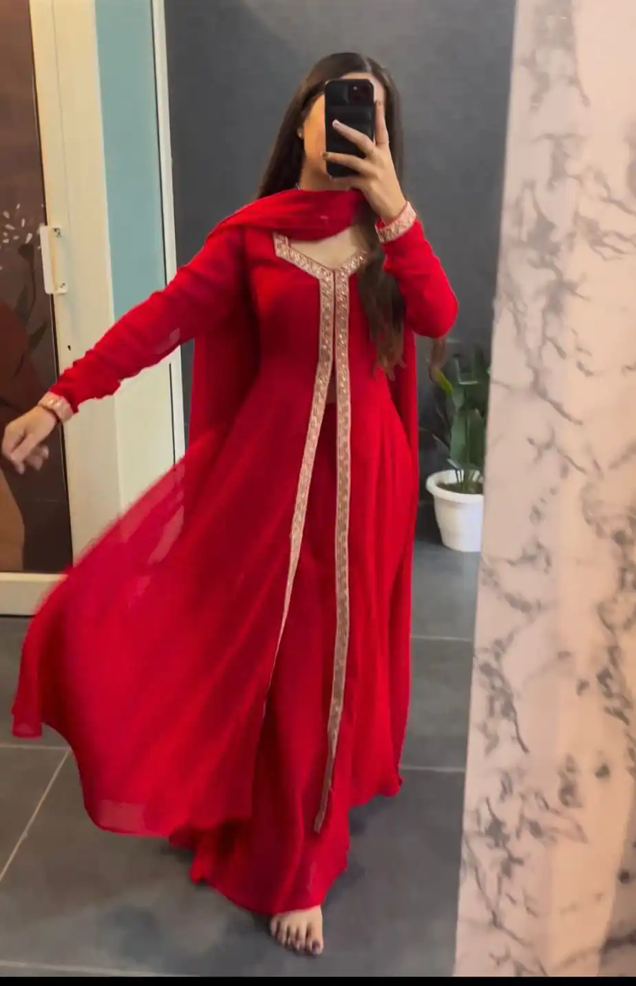 VLM 136 Red Color Georgette Embroidery Sequence Salwar Suit Wedding, Party, Festive, Events Expected Delivery 4-6 Working Days @ 1699/- Only | Salwar suit, Casual Suits, Creative suits, Designer Suits, Party Wear Suits, Straight Suits