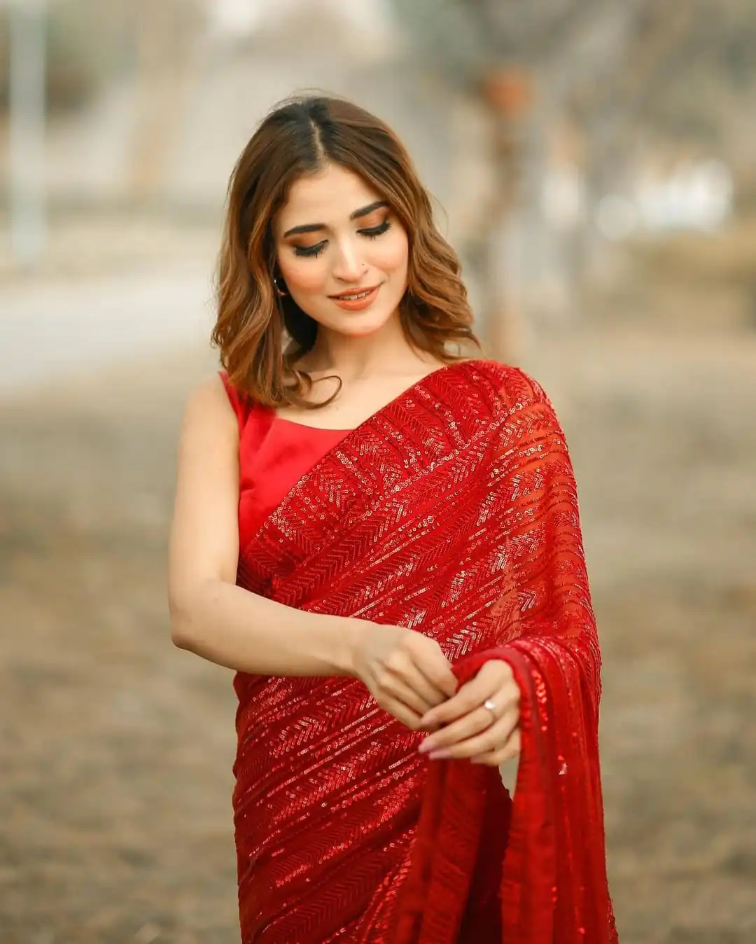 DF 3411A Red Color Georgette Sequins Embroidery Work Saree Casual, Party Wear, Wedding, Events Etc Delivery Expected.4-6 Working Days 1799/- | Designer Sarees, Sarees, Bollywood Sarees, Creative Sarees, Embroidered Sarees, Ethnic Saree, Modern Digital sarees, Party Wear Sarees