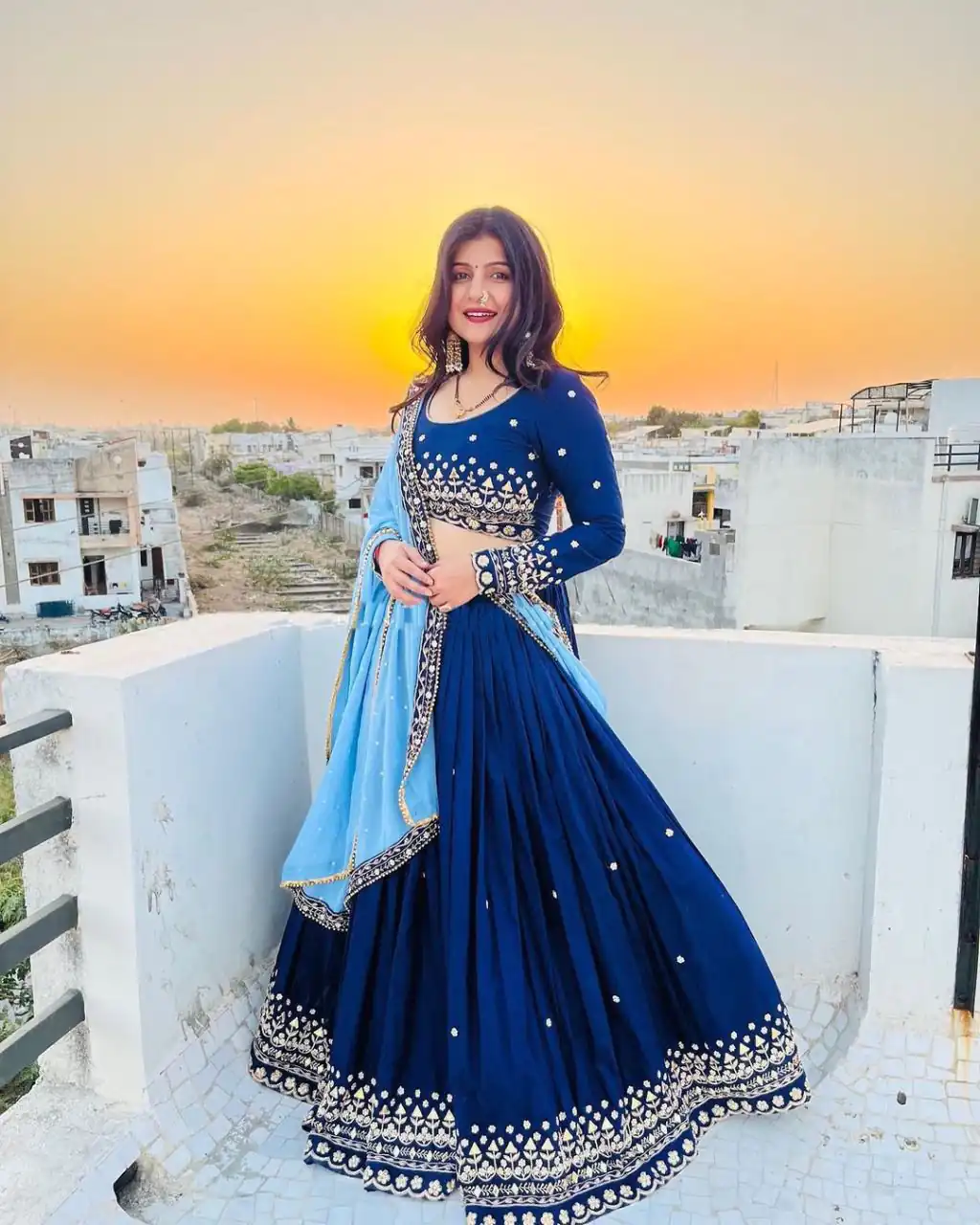 RC 227 Royal Blue Color Heavy Georgette Embroidery Sequins Lehenga Choli Casual, Party Wedding, Festive, Events Etc. Delivery  4-6 Working Days 1999/- | Lehenga, Bollywood Lehenga, Creative Lehenga, Designer Lehenga, Embroidered Lehenga, Party Wear Lehenga