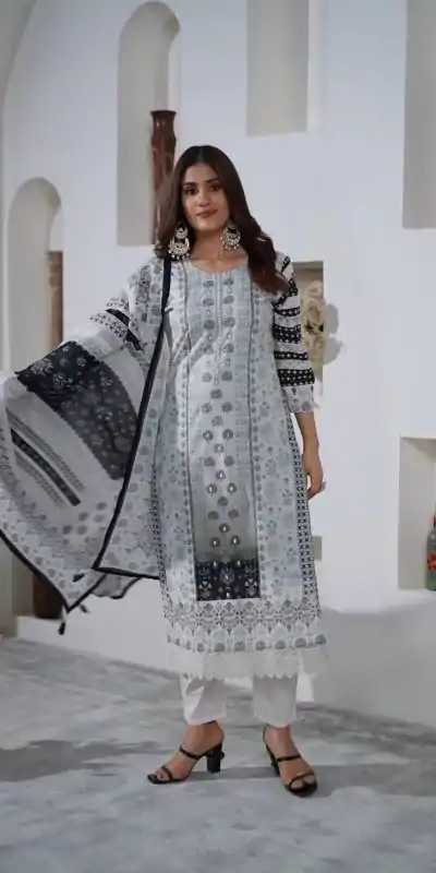  DC G54 White Color Maslin Digital Printed Hand Work Salwar Suit Casual, Wedding, Party, Festive, Events Etc. Expected Delivery 4-6 Working Days @1799/- | Salwar suit, Casual Suits, Creative suits, Designer Suits, Palazzo Suits, Party Wear Suits, Patiala Suits, Straight Suits