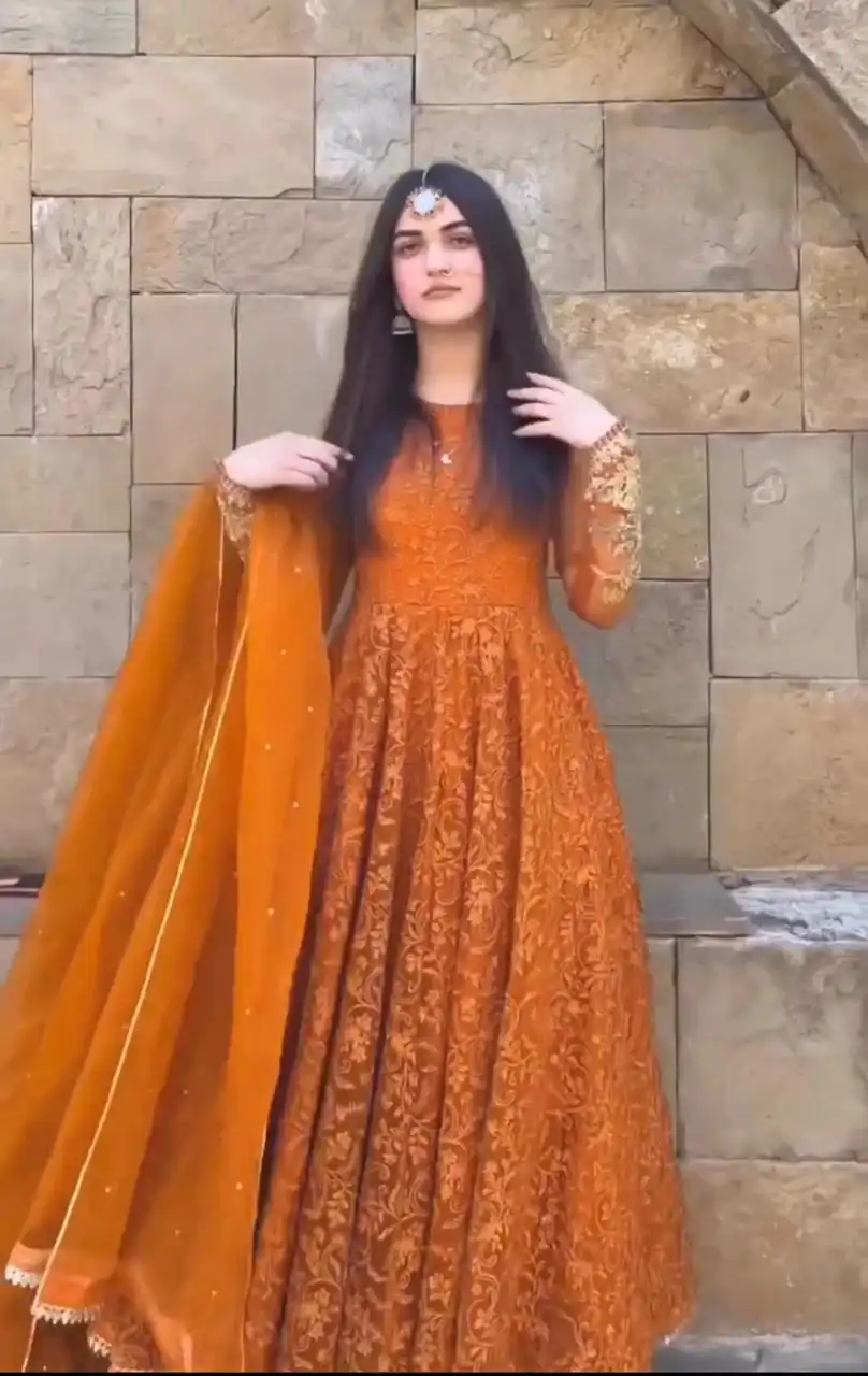 VLM 192 Mustard Color Georgette Embroidery Work Salwar Suit Wedding, Party, Festive, Events Etc.  Expected Delivery 4-6 Working Days @2149/-Only | Salwar suit, Casual Suits, Creative suits, Designer Suits, Palazzo Suits, Party Wear Suits, Straight Suits