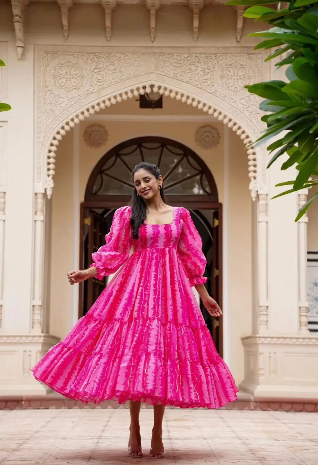 SRK 5048 Pink Color Heavy Faux Georgette Digital Print Salwar Suit Wedding, Party, Festive, Events Expected Delivery 4-6 Working Days @ 1549/- | Jump Suits, Salwar suit, Casual Suits, Creative suits, Designer Suits, Palazzo Suits, Party Wear Suits, Patiala Suits, Straight Suits