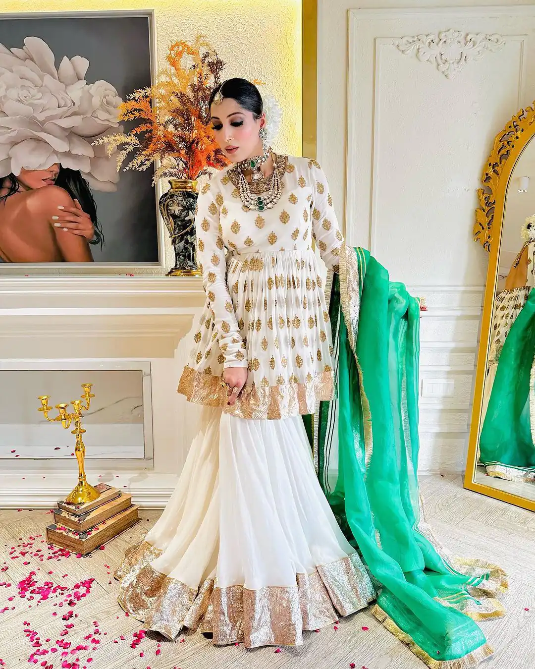 NSR 810 White Color Faux Georgette Embroidery Salwar Suit Casual, Party Festive, Events Etc. Expected Delivery 4-6 Working Days @2299/ | Jump Suits, Salwar suit, Casual Suits, Creative suits, Designer Suits, Palazzo Suits, Party Wear Suits, Patiala Suits, Straight Suits