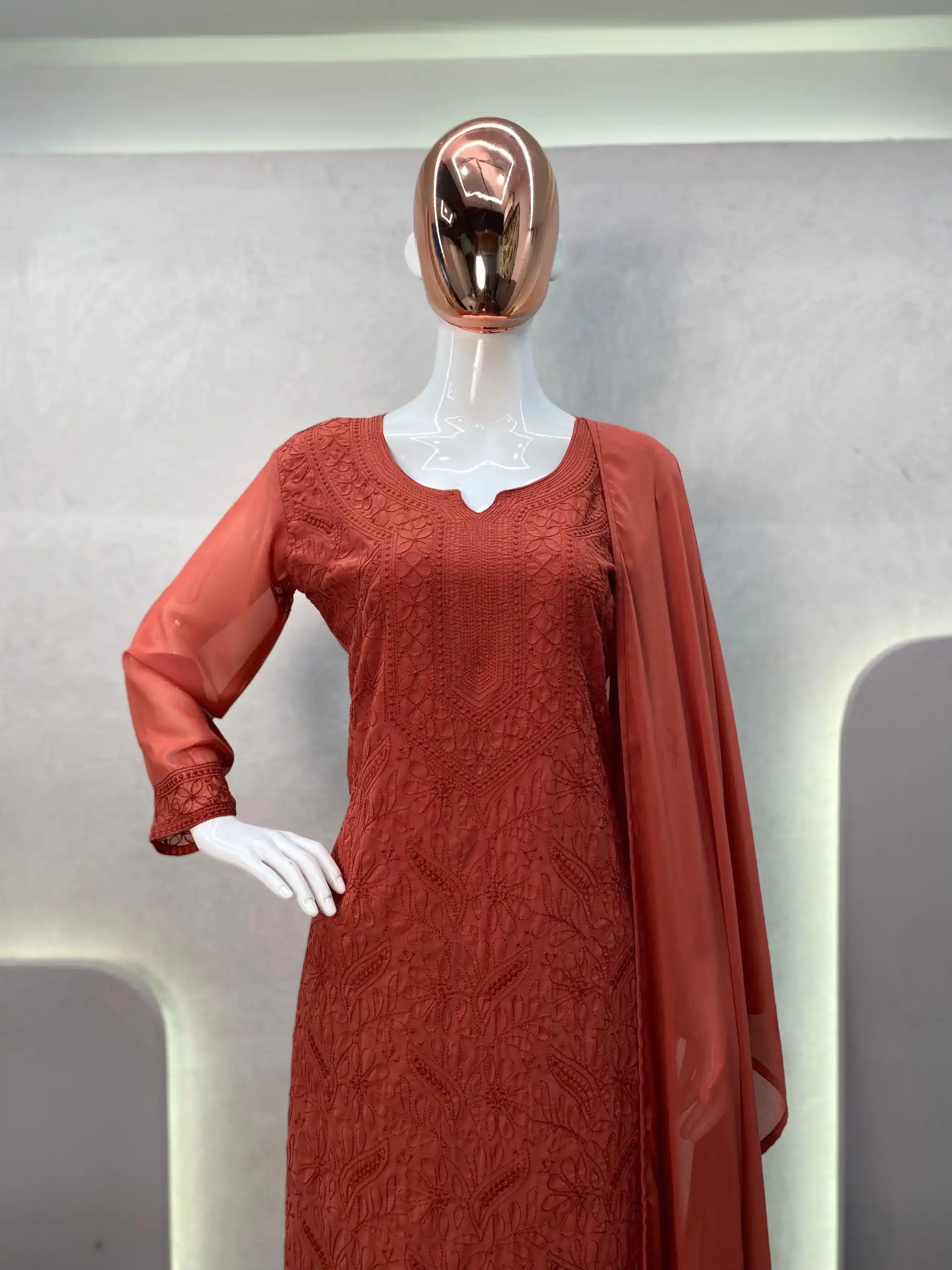 BE 254 Peach Color Georgette Thread Embroidery Salwar Suit Wedding, Party, Festive events, etc.  Expected Delivery  4-6 Working Days @1899/- | Salwar suit, Casual Suits, Creative suits, Designer Suits, Palazzo Suits, Party Wear Suits, Patiala Suits, Straight Suits