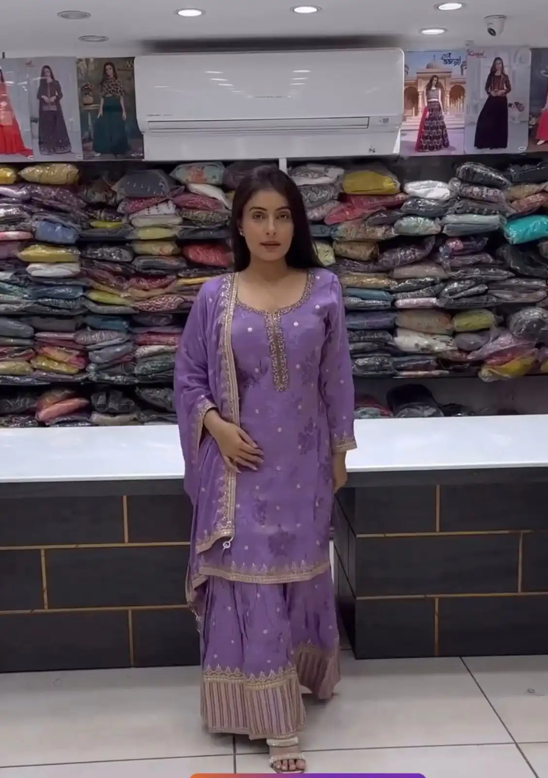 SSR 464 Violet Chinnon Silk Embroidery Sequins Sharara Suit Wedding, Party, Festive, Events Etc. Expected Delivery 4-6 Working Days @2099/- | Salwar suit, Casual Suits, Creative suits, Designer Suits, Palazzo Suits, Party Wear Suits, Straight Suits