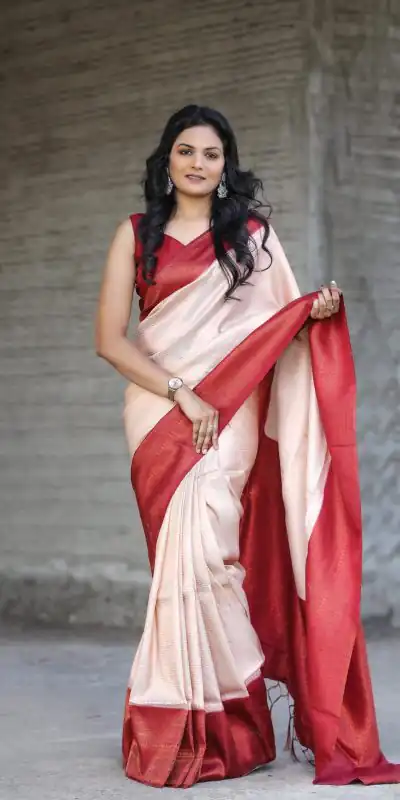 GK Kubera Cream Color Soft Silk Beautiful Rich Pallu All Over Saree Events Casual Wedding Festive . Expected Delivery  4-6 Working Days @1999/- | Designer Sarees, Sarees, Bollywood Sarees, Creative Sarees, Embroidered Sarees, Ethnic Saree, Modern Digital sarees, Party Wear Sarees