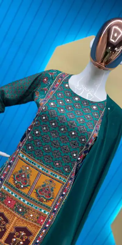  LG 1848 Green Color Maslin Printed And Real Mirror Salwar Suit Casual, Wedding, Festive, Events Expected Delivery 4-6 Working Days @1949/- | Salwar suit, Casual Suits, Creative suits, Designer Suits, Palazzo Suits, Party Wear Suits, Patiala Suits, Straight Suits