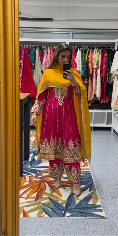 KD 1456 Red Color Chinon Thread Sequence Work Salwar Suit Casual, Party, Wedding, Festive, Events Etc.  Expected Delivery 4-6 Working Days @2649/- | Salwar suit, Casual Suits, Creative suits, Designer Suits, Palazzo Suits, Party Wear Suits, Patiala Suits, Straight Suits