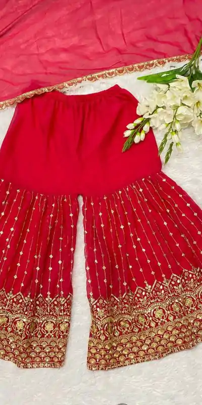   DC G52 Red Color Georgette Sequence Embroidery Gown Casual, Wedding, Party, Festive, Events Etc. Expected Delivery 4-6 Working Days @2499/- | Jump Suits, Salwar suit, Casual Suits, Creative suits, Designer Suits, Palazzo Suits, Party Wear Suits, Patiala Suits, Straight Suits